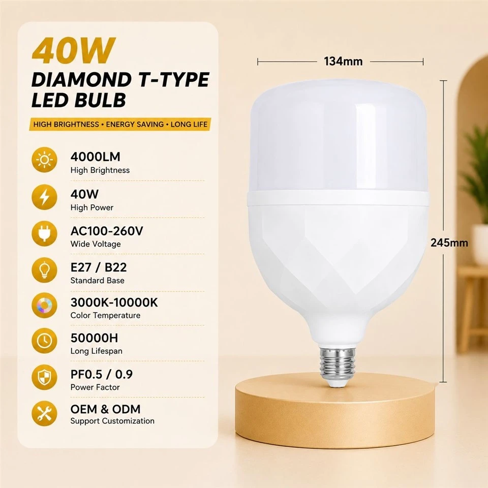 Brilliant Diamond LED T-Type Bulb suppliers