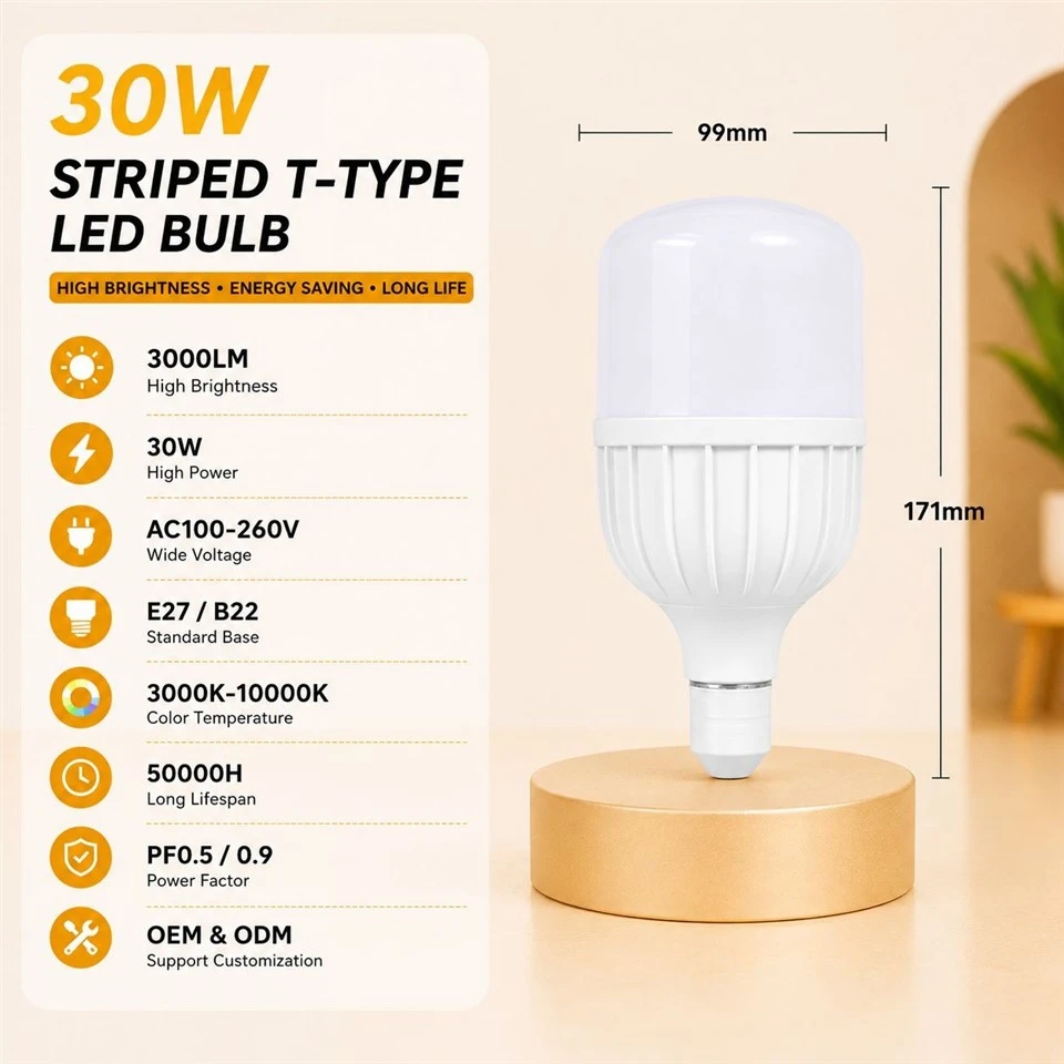 Columnar Grain T-Type LED Lamp suppliers